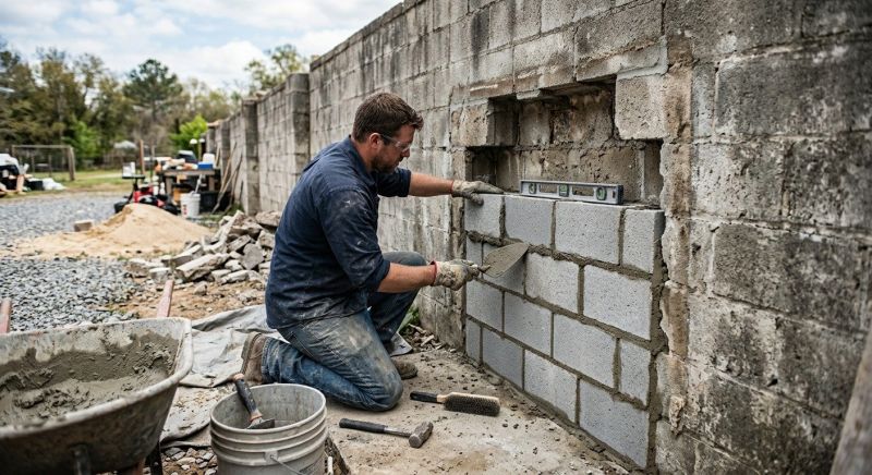 Block Masonry Repair in Oldham County, KY