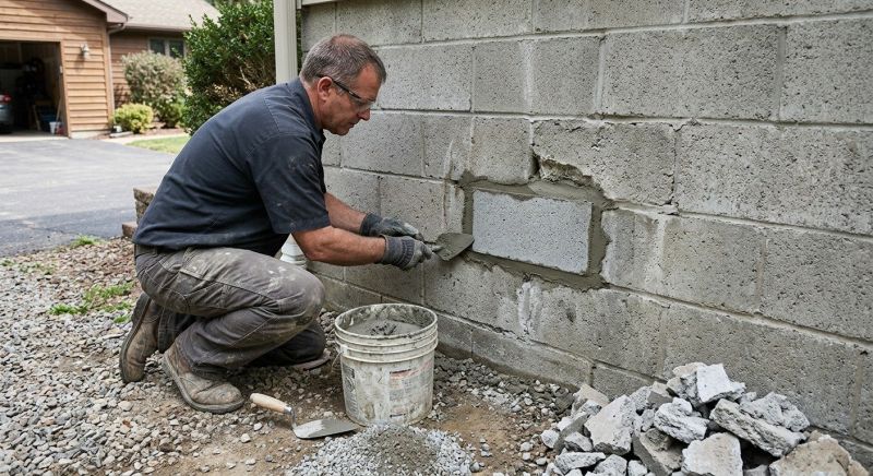 Block Wall Repair in La Grange, KY