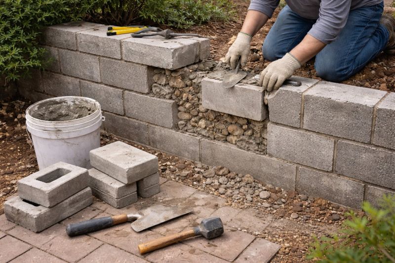 Block Wall Repair in Smithfield, KY