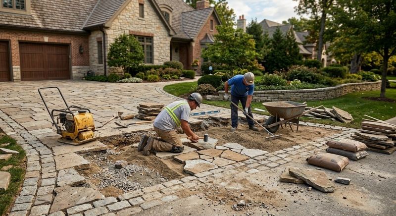 Brick Driveway Repair in Oldham County, KY