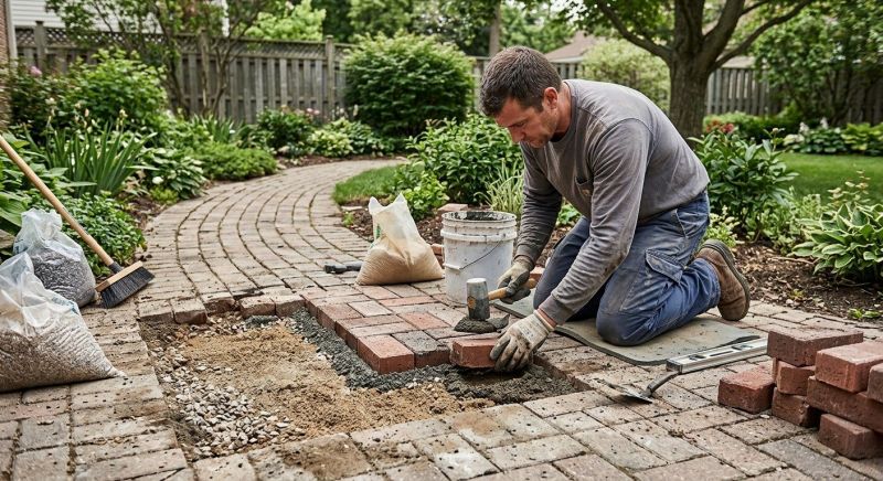 Brick Driveway Repair in Oldham County, KY