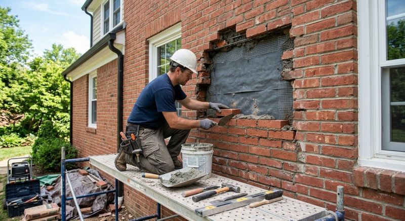 Brick Flatwork Repair in Henry County, KY