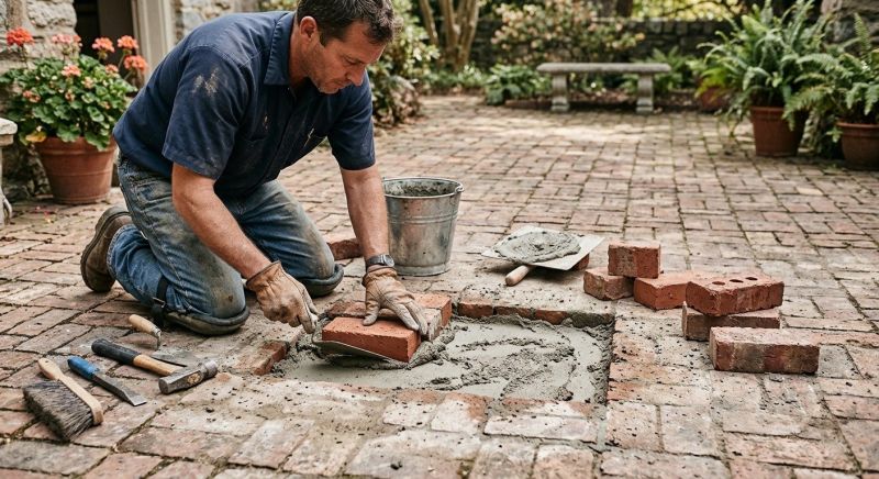 Brick Flatwork Repair in Prospect, KY