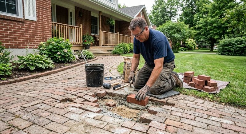 Brick Flatwork Repair in Sellersburg, IN