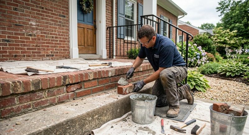 Brick Stairs Repair in Madison, IN