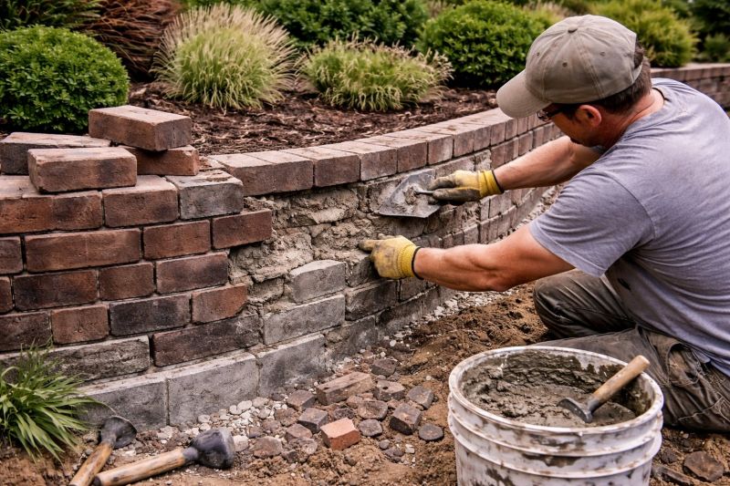 Brick Wall Repair in Jeffersonville, IN
