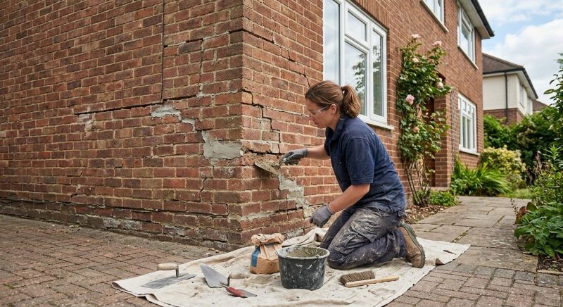 Brick Wall Repair in Jeffersonville, IN