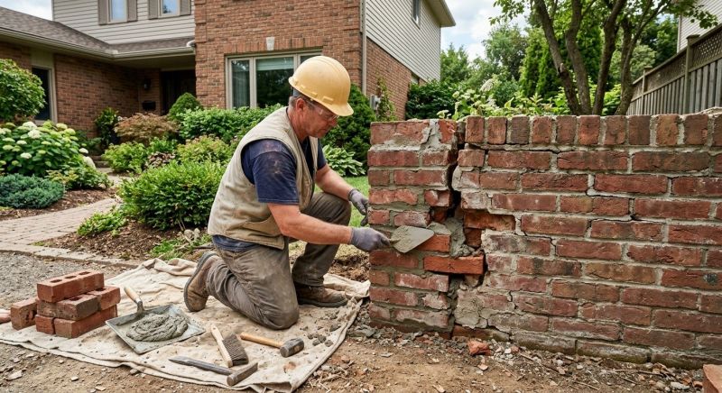 Brick Wall Repair in Oldham County, KY