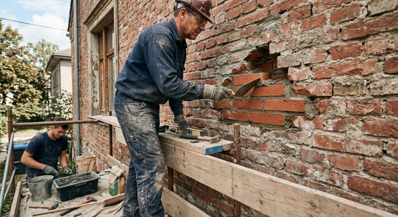 Brick Wall Repair in Shelbyville, KY