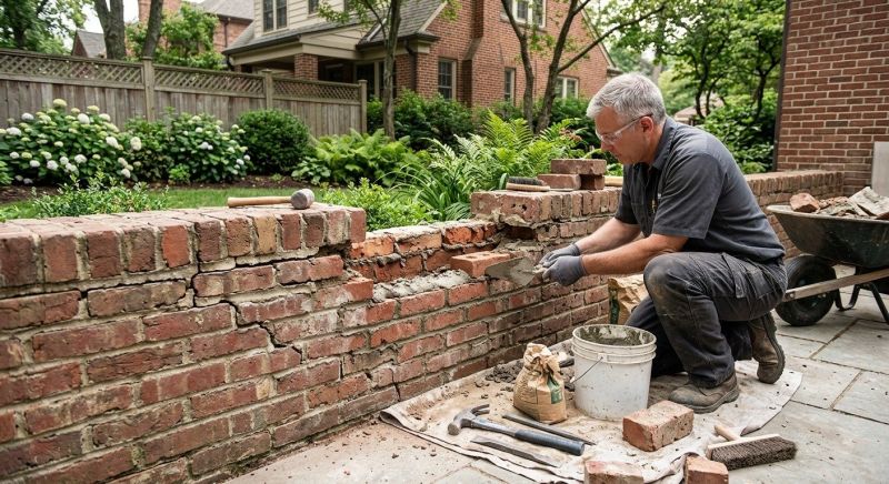 Brick Wall Repair in Trimble County, KY