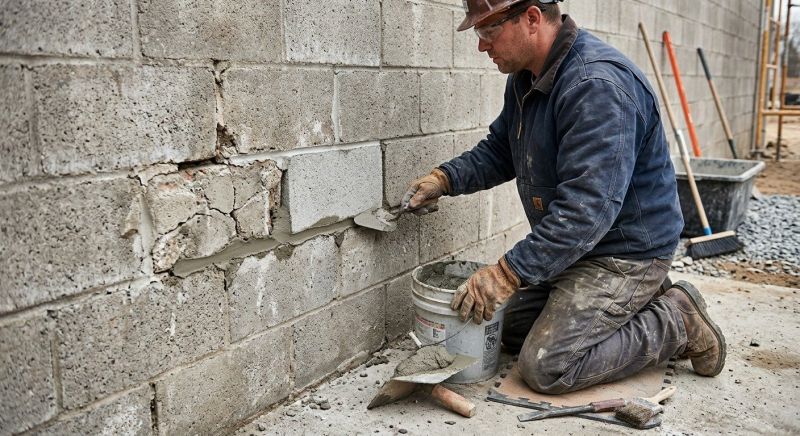 Cinder Block Repair in Oldham County, KY