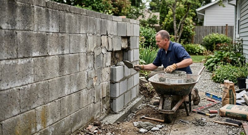 Concrete Block Repair in Eminence, KY