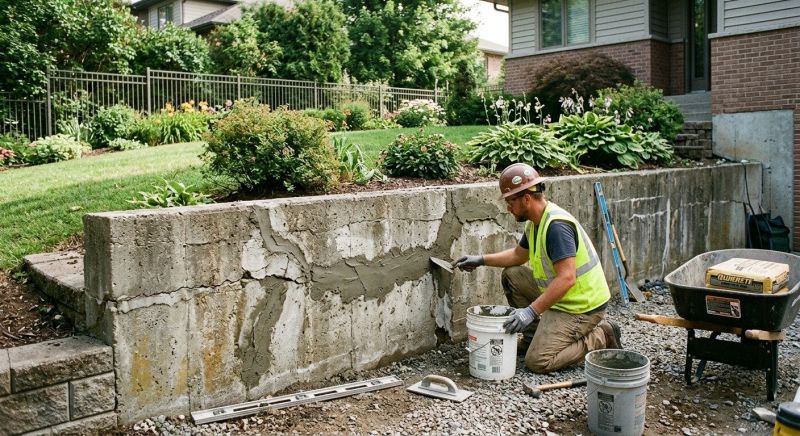 Retaining Wall Repair in Oldham County, KY