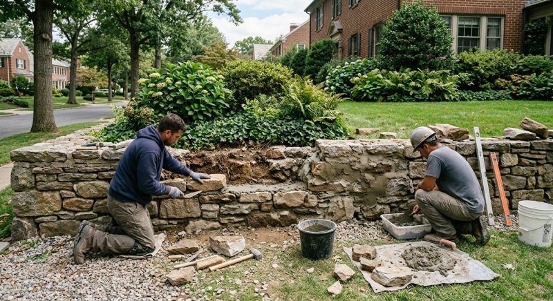 Retaining Wall Repair in Madison, IN