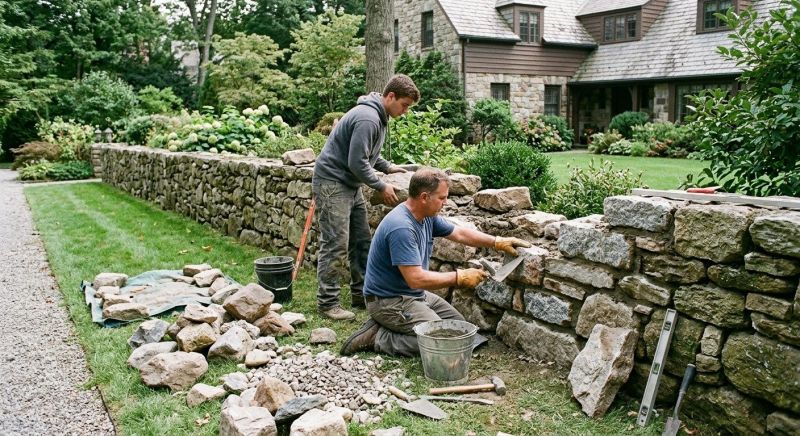 Rock Wall Repair in Oldham County, KY