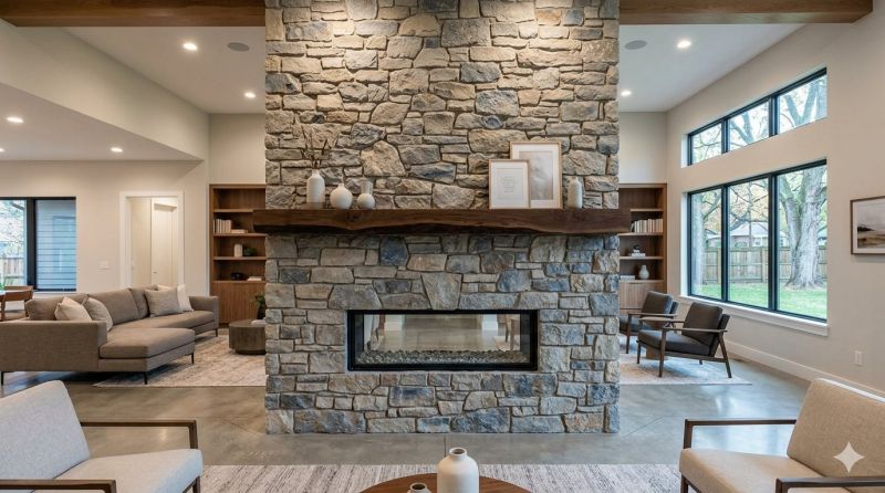 Stone Chimney Installation in La Grange, KY