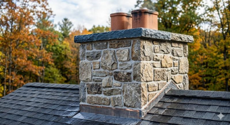 Stone Chimney Installation in Taylorsville, KY